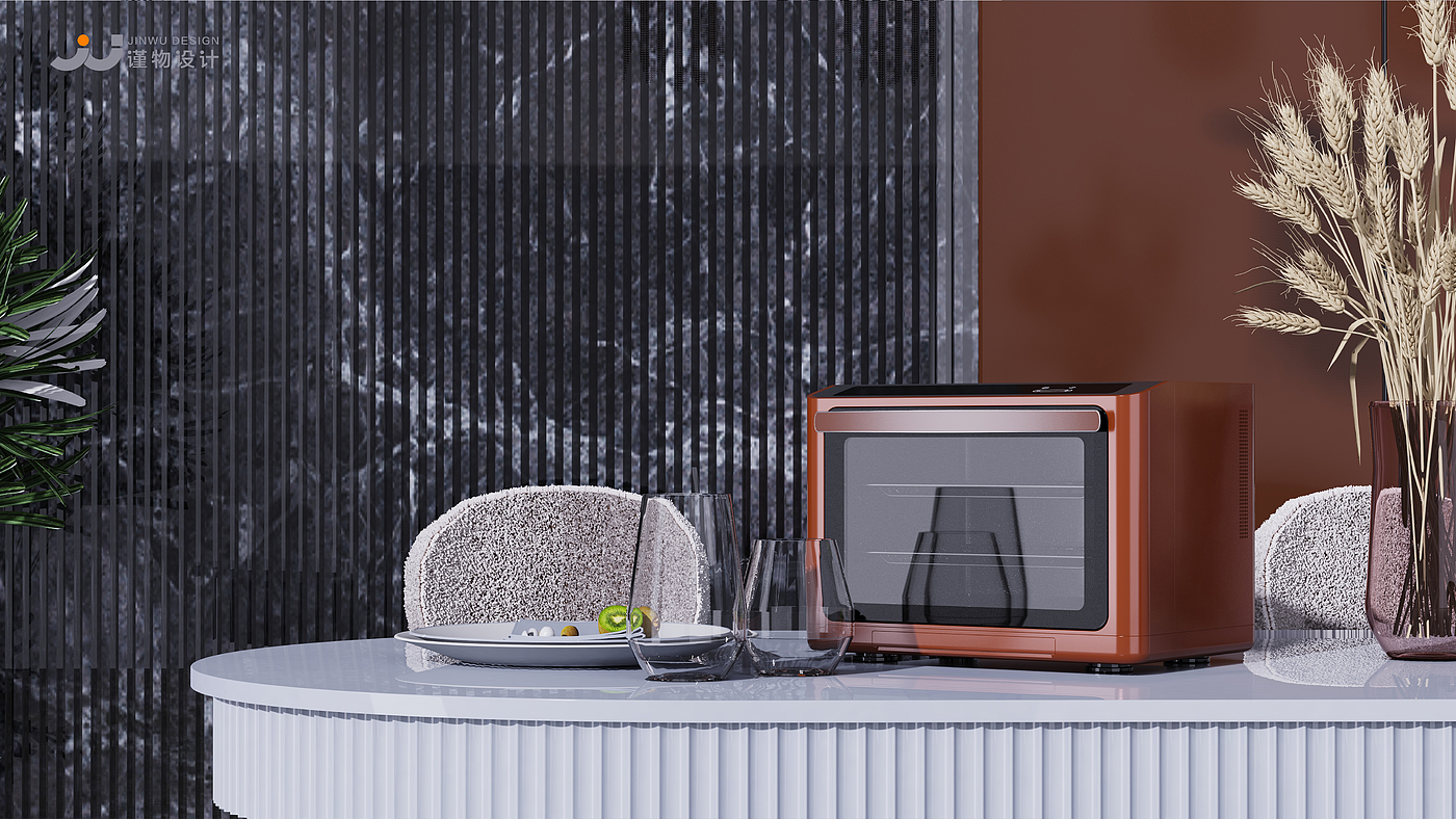Electric oven，product design，Minimalist，life，household electrical appliances，