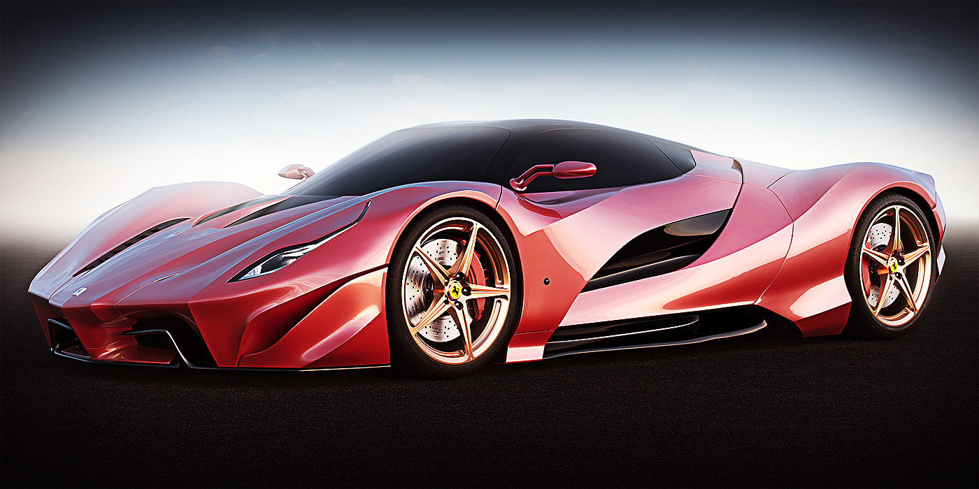 ferrari，Sports car，effect，