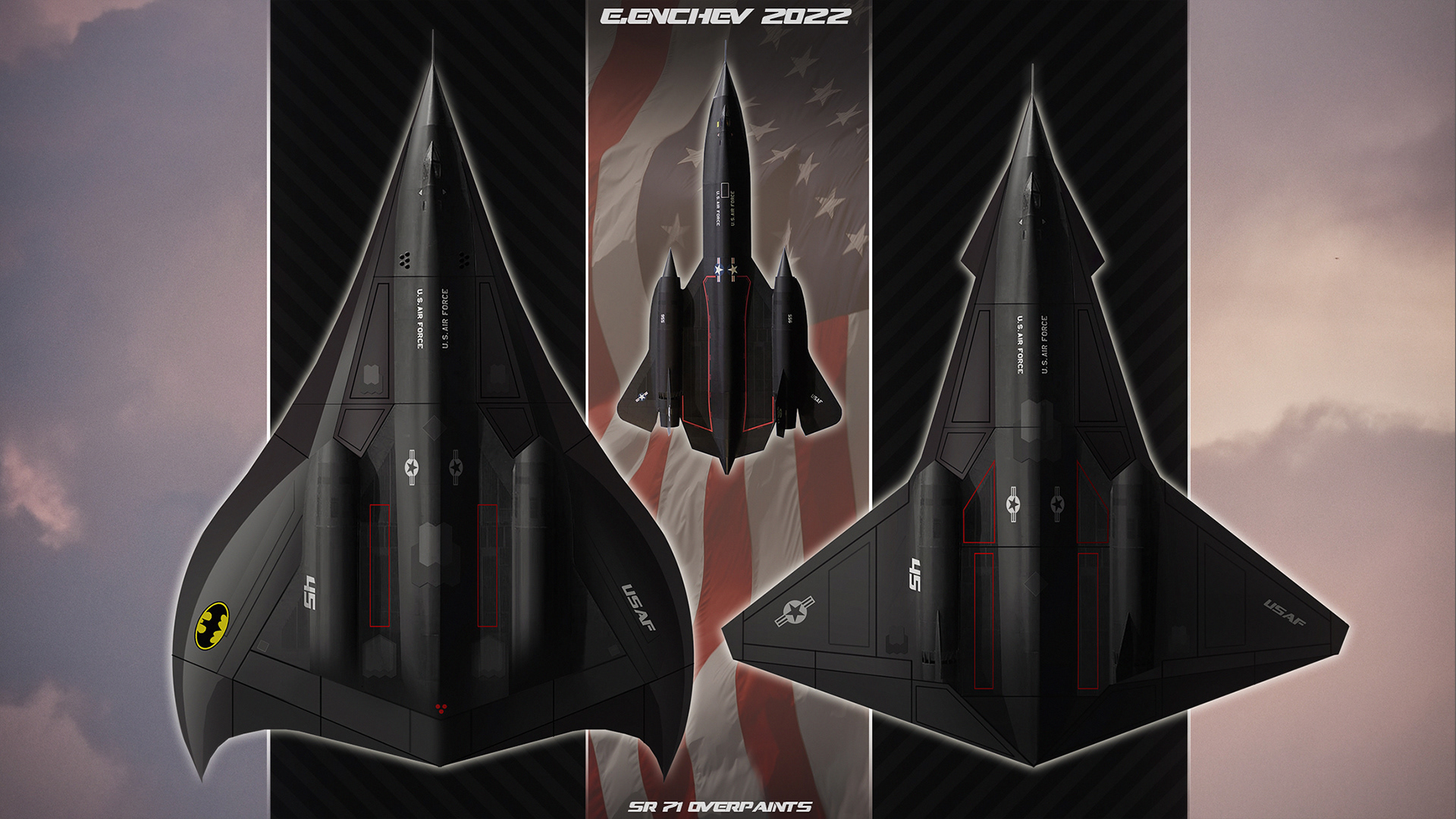 aircraft，Airplane，blackbird，spy，sr71，Fighter，Design，