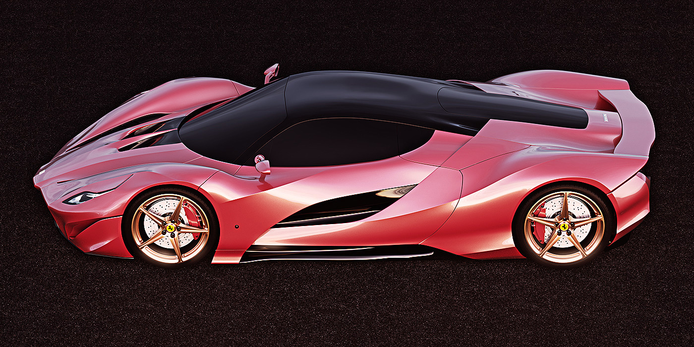 ferrari，Sports car，effect，