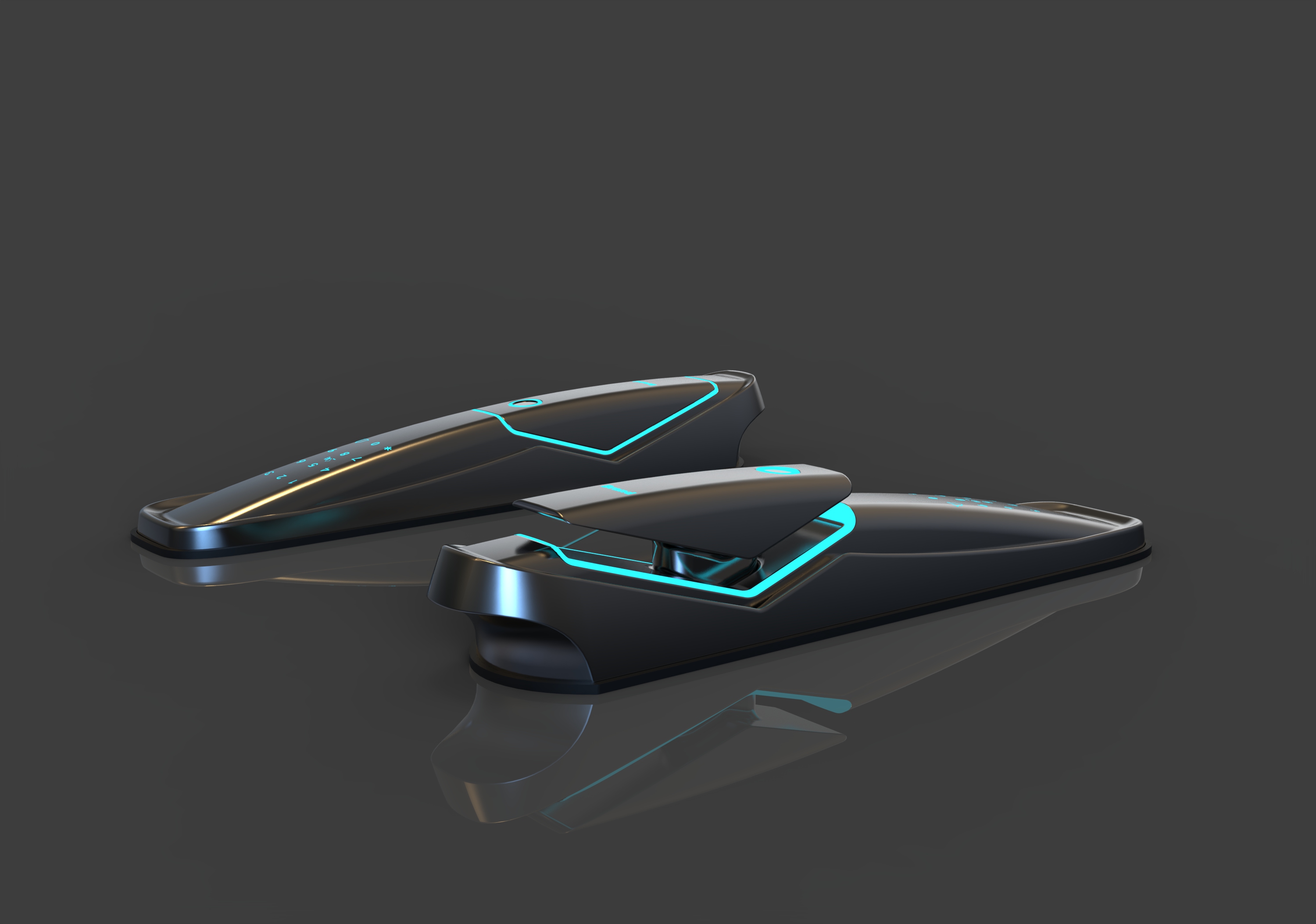 Fully automatic lifting intelligent lock，