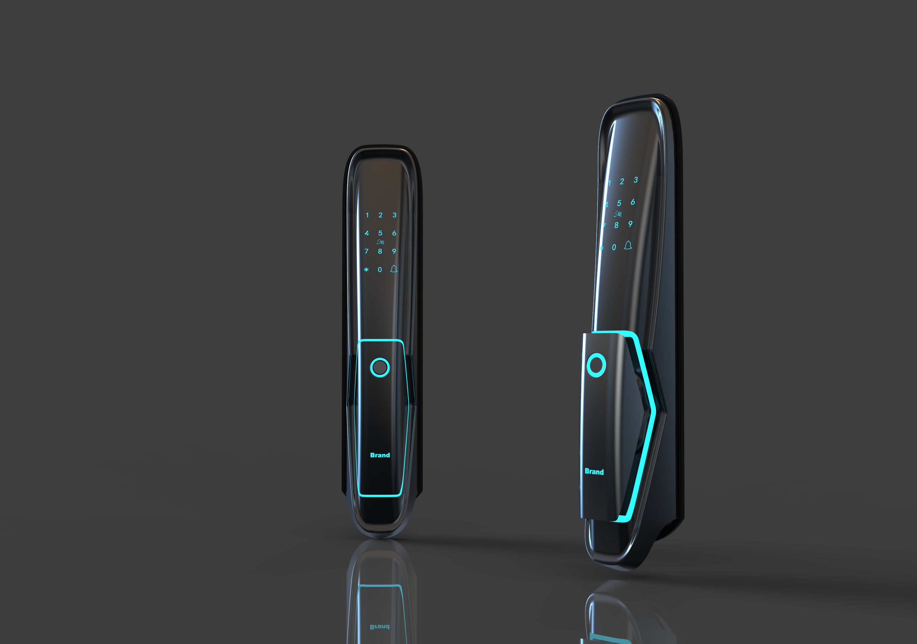 Fully automatic lifting intelligent lock，