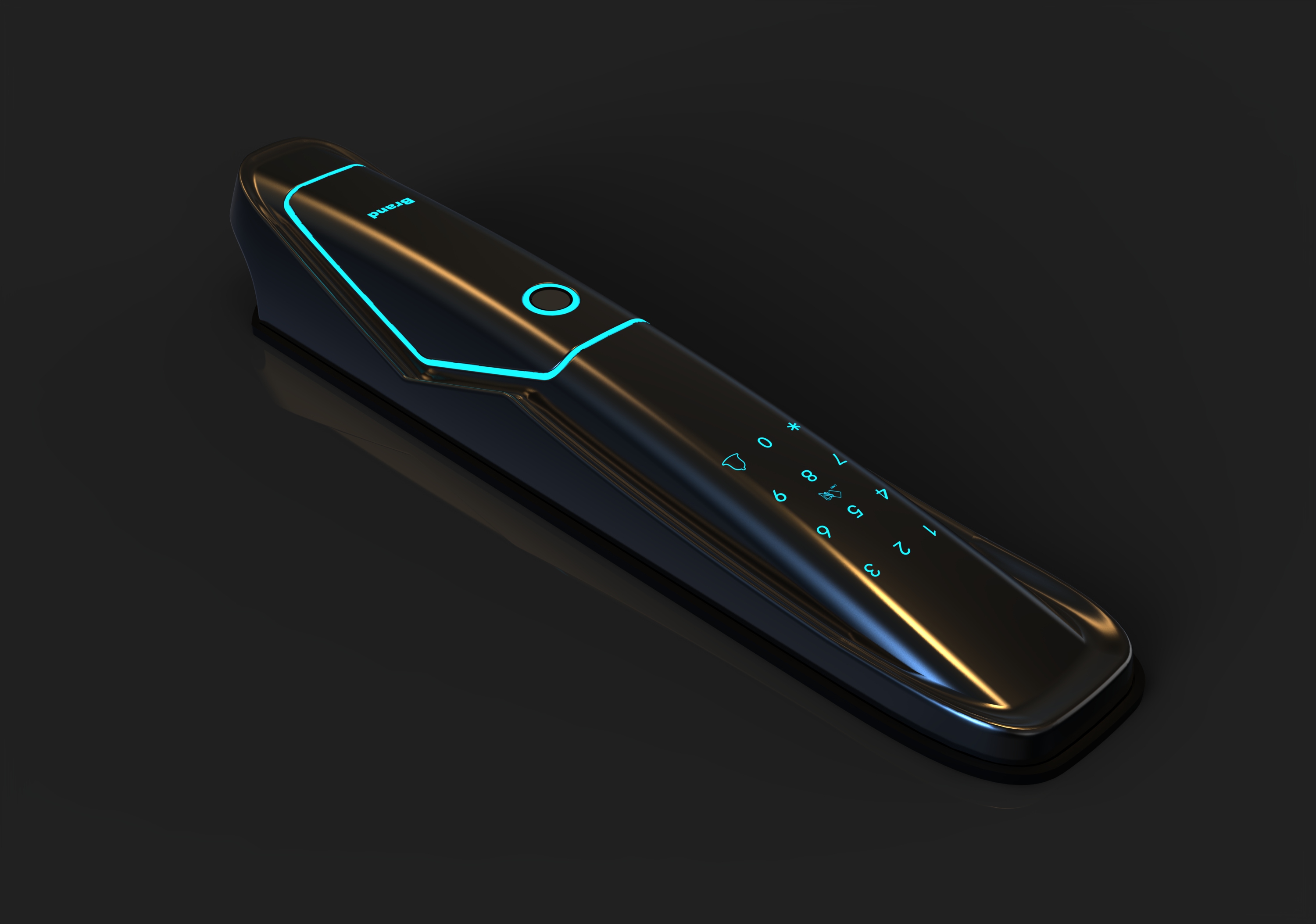 Fully automatic lifting intelligent lock，