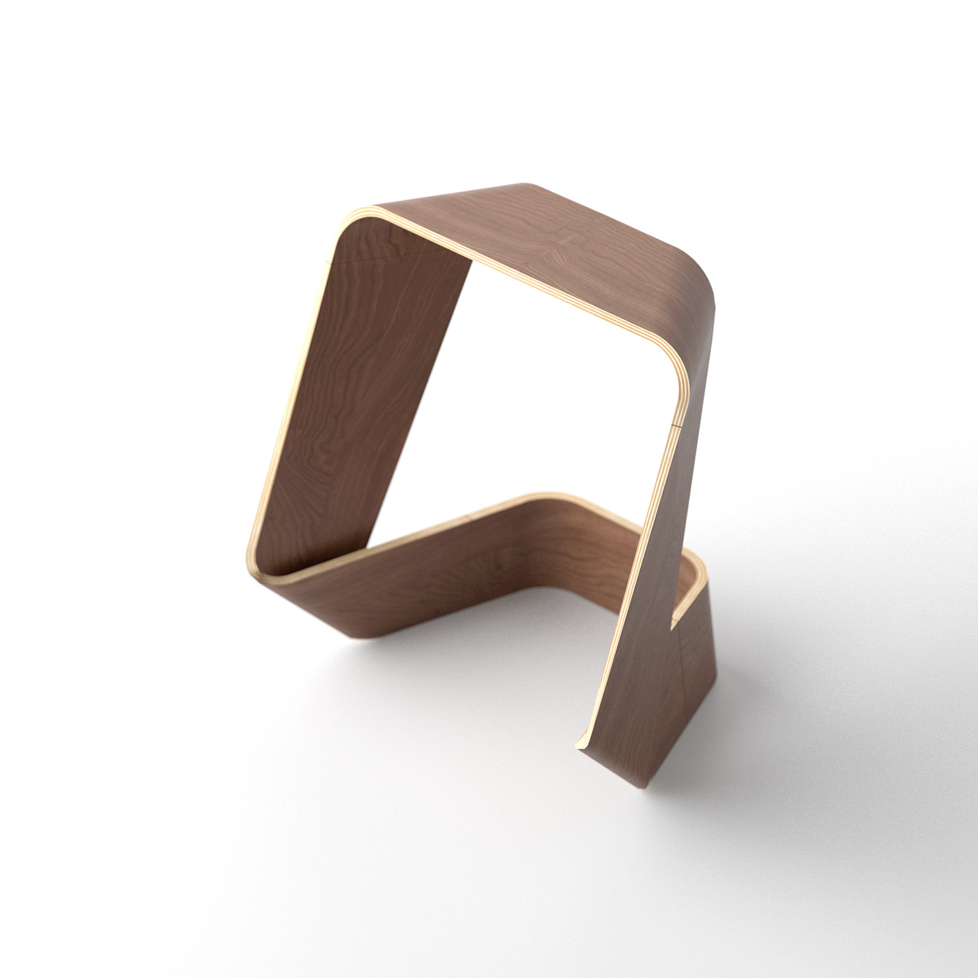 stool，wood，Plywood，furniture，product design，