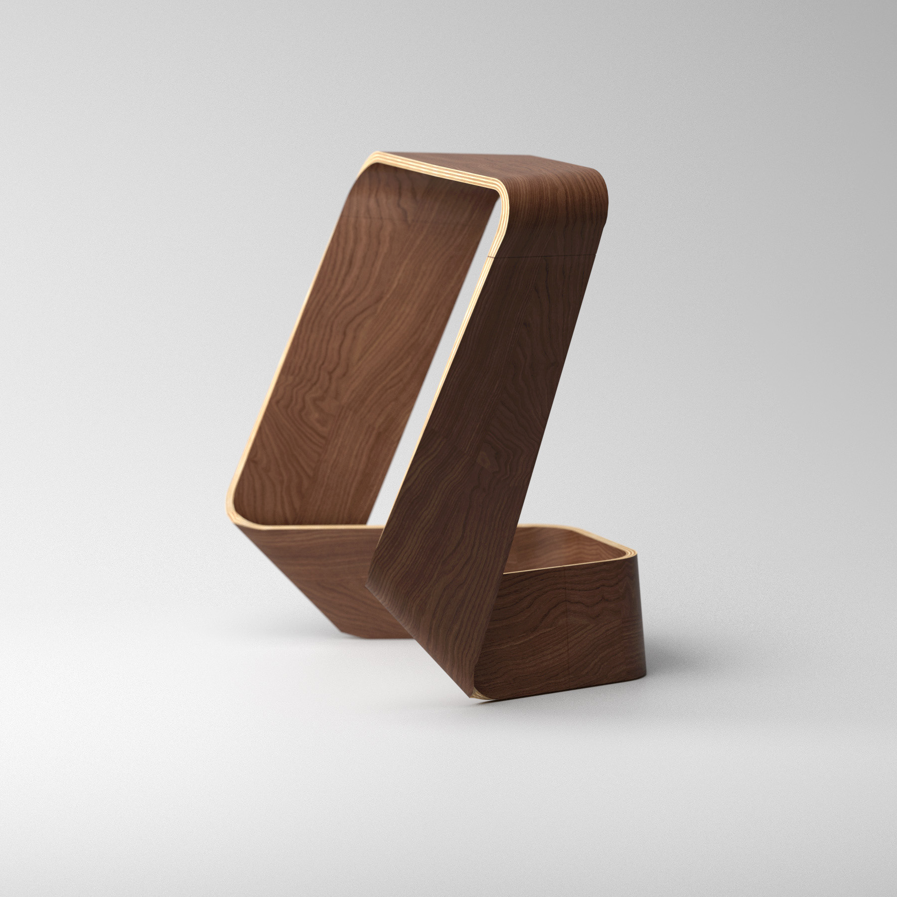 stool，wood，Plywood，furniture，product design，