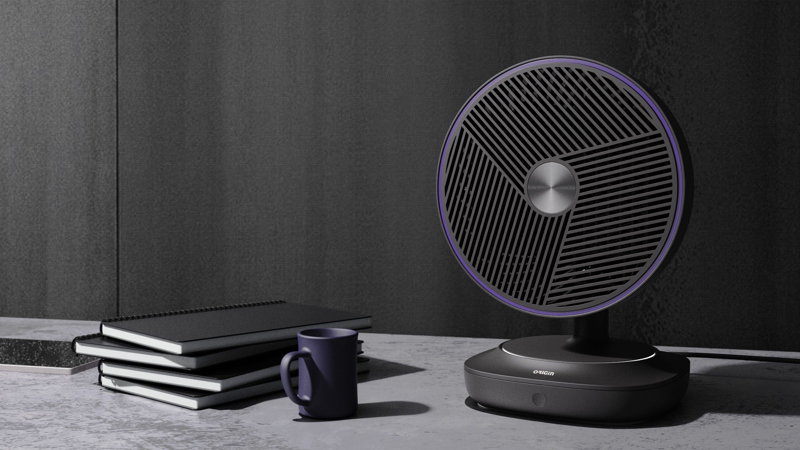 Desktop fan，Dark，atmosphere，Household Electric Appliances，