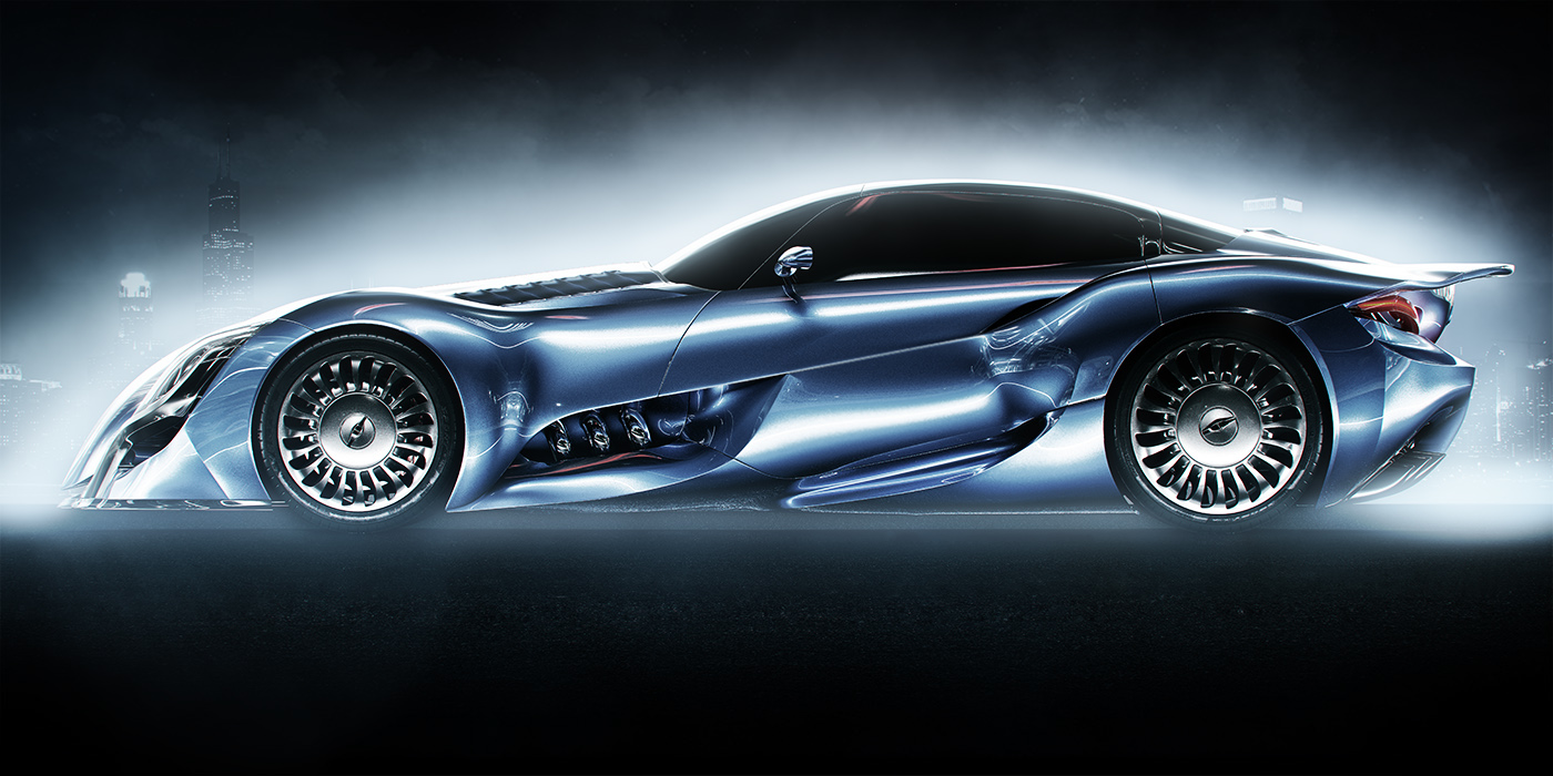 Sports car，Automatic design，Cool，XC 03，