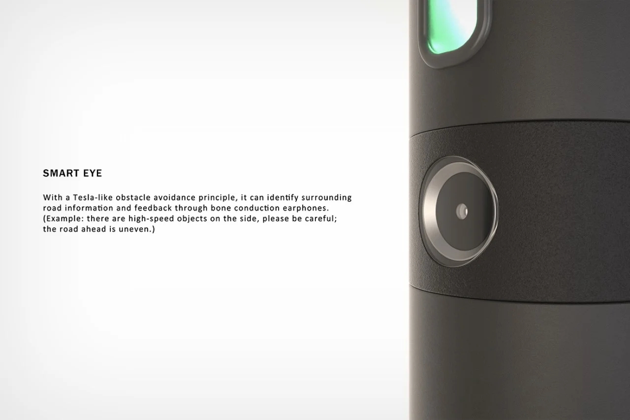 Smart walking stick，product design，aged，Caregiver，