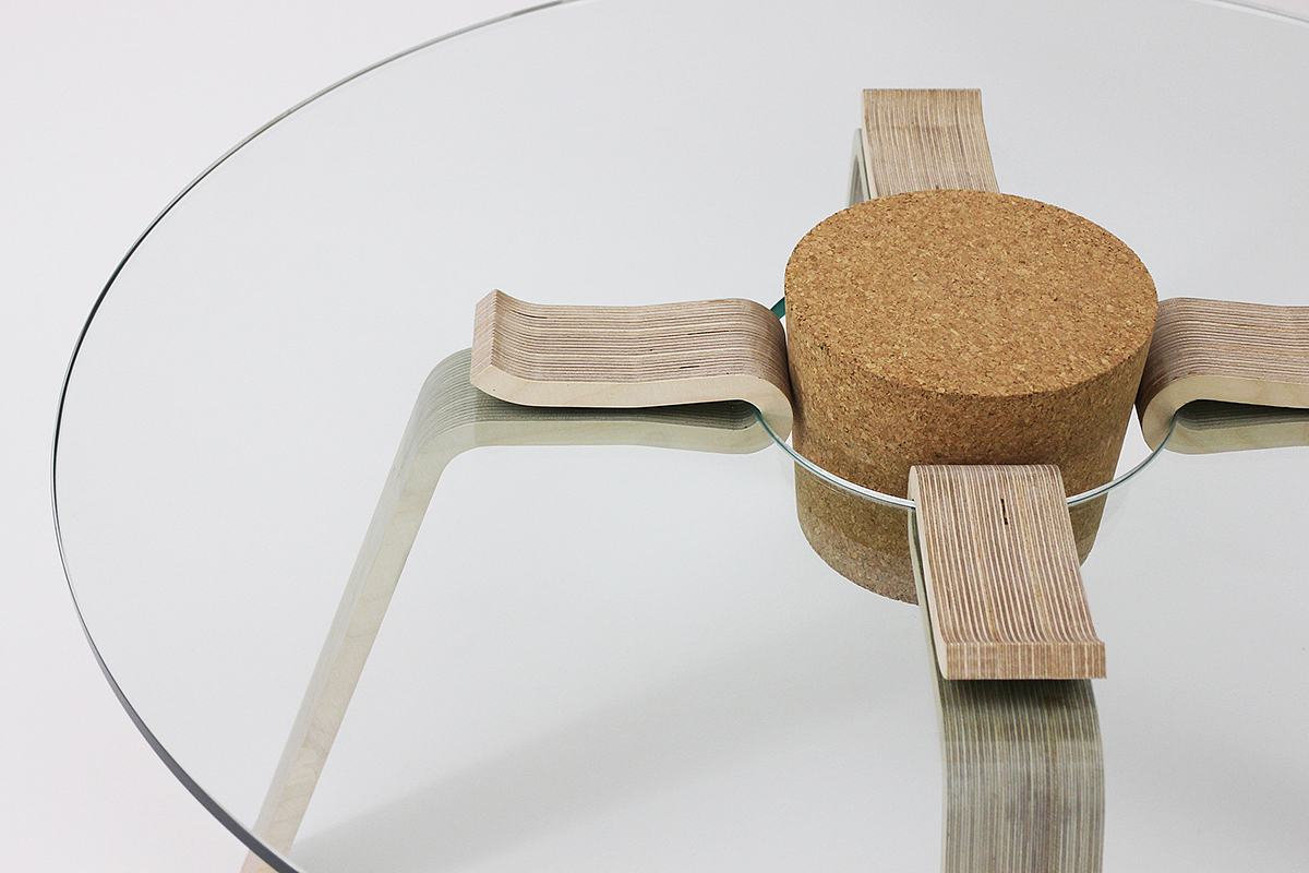Cork，diy，Coffee table，fast，