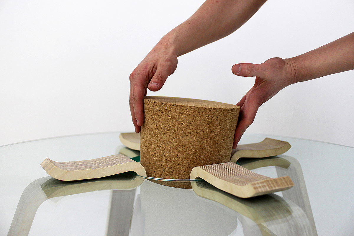Cork，diy，Coffee table，fast，