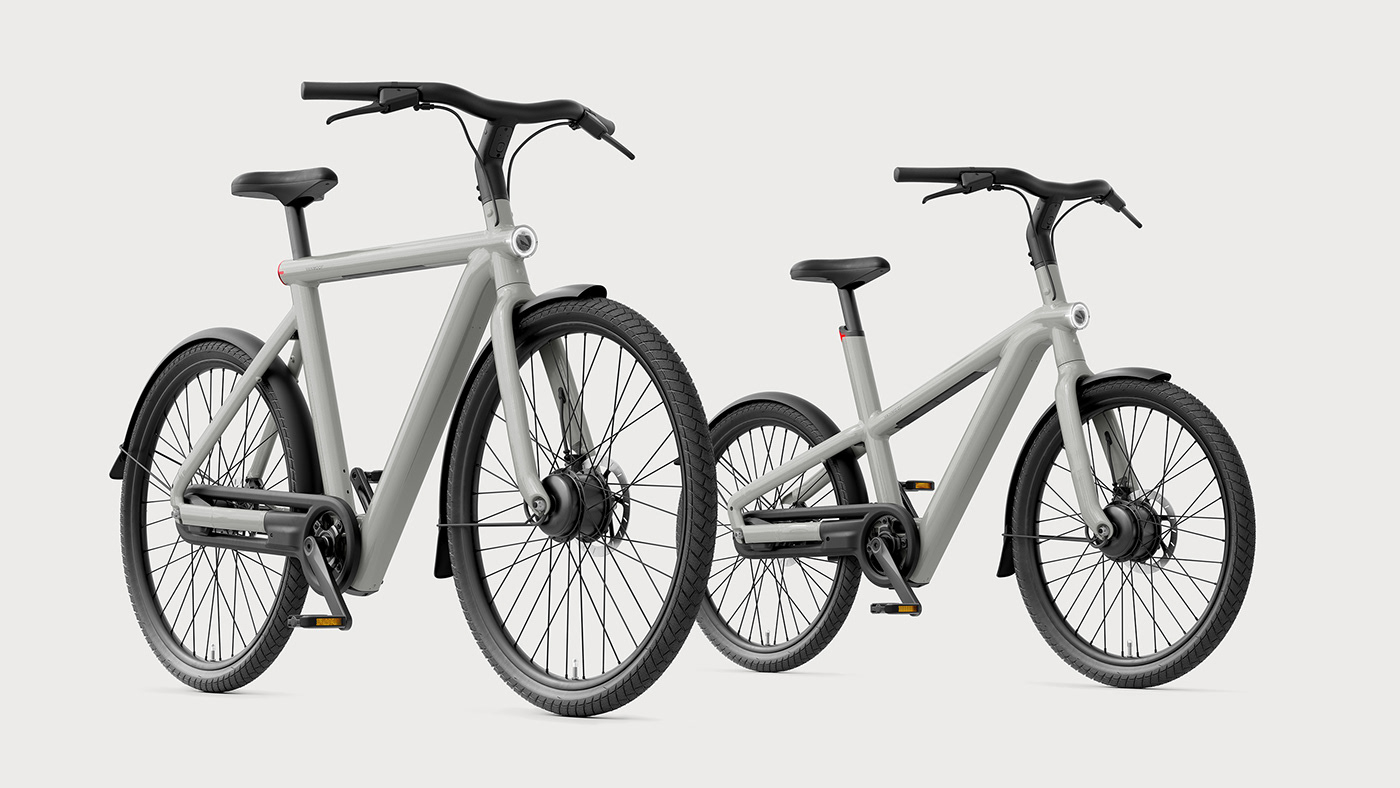 Wonder Vision ™，VanMoof bicycle，product design，Checkout configurator production，