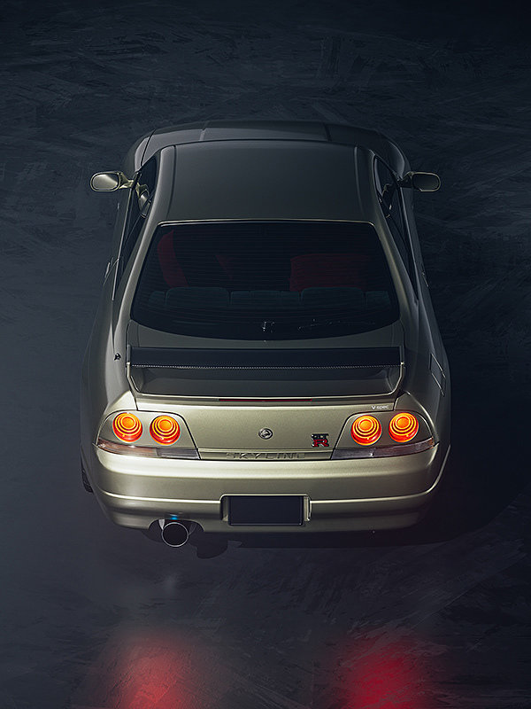 cgi，GTR，R33，Sports car，automobile，