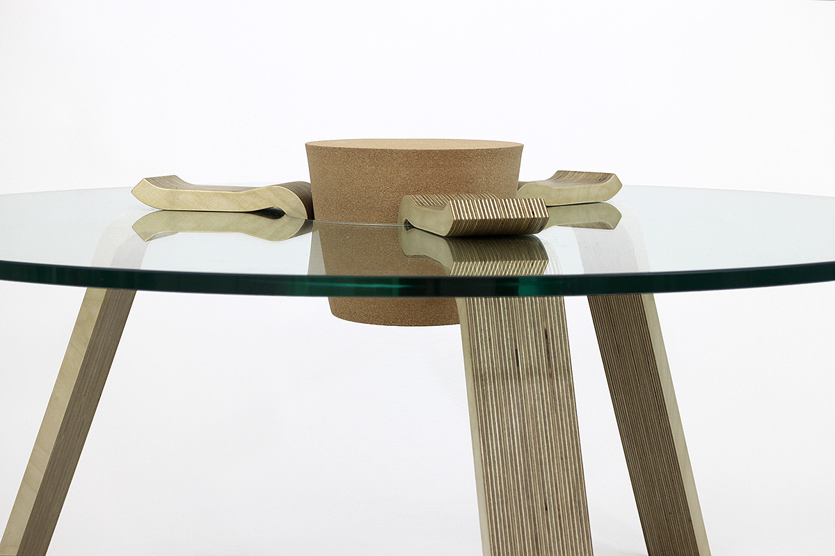 Cork，diy，Coffee table，fast，