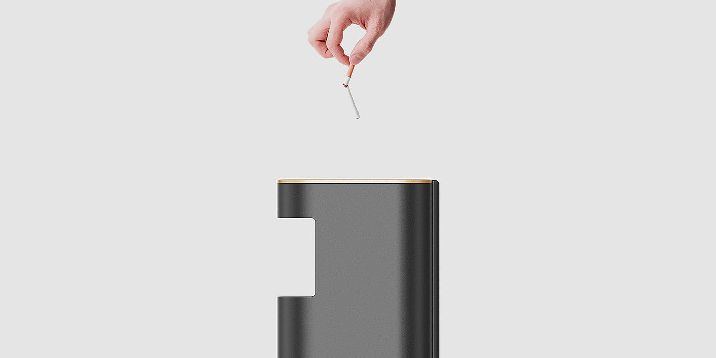 JOIN，Minimalist design ，ULADZISLAU PATAPCHYK，Urban trash can，product design，JOIN，Minimalist design ，