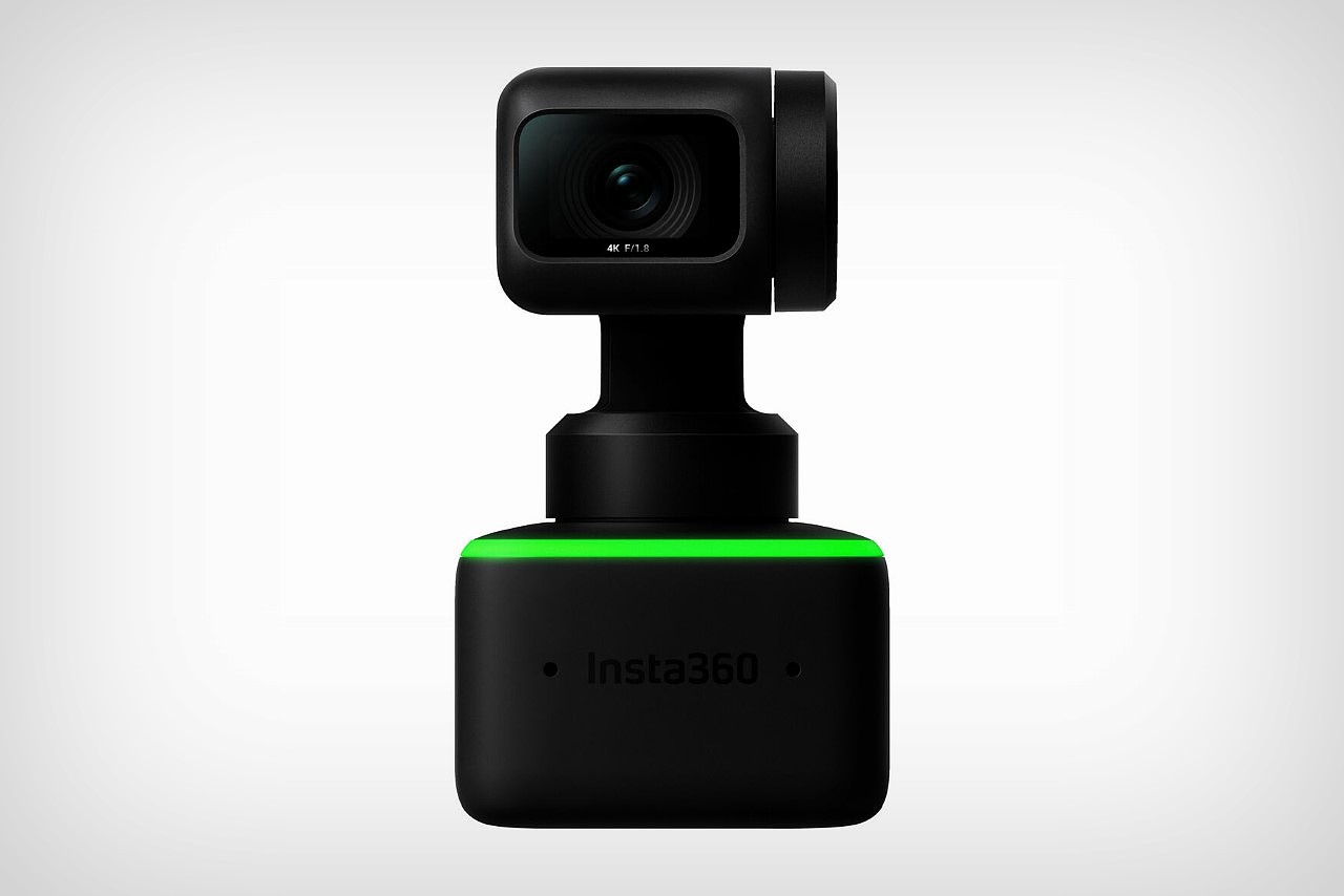 Insta360，Insta360 Link，product design，4K，3-axis pan/tilt system，ai，Webcam，