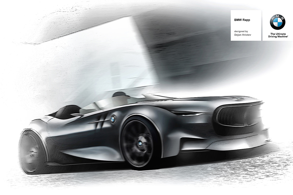 Automatic design，sketch，bmw，Sports car，