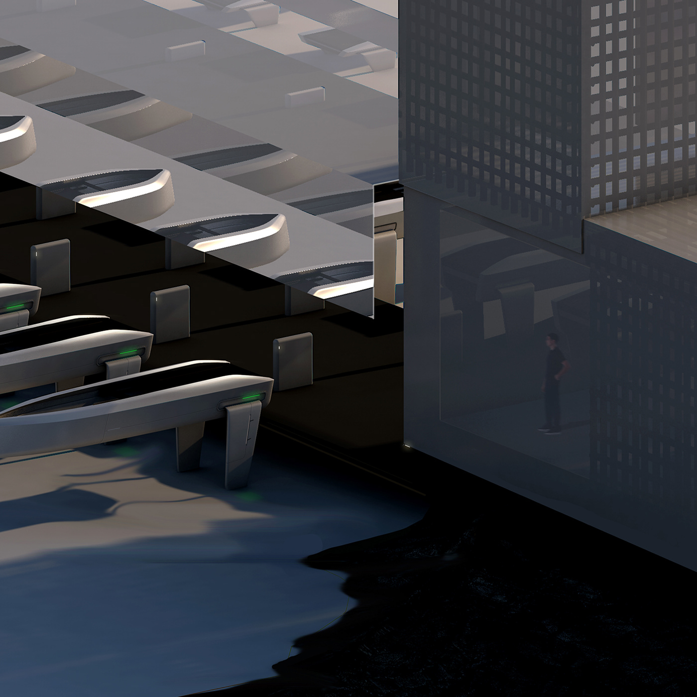 vehicle，automobile，industrial design，Design，Art，Dock，wharf，Charging cruise boat yacht，