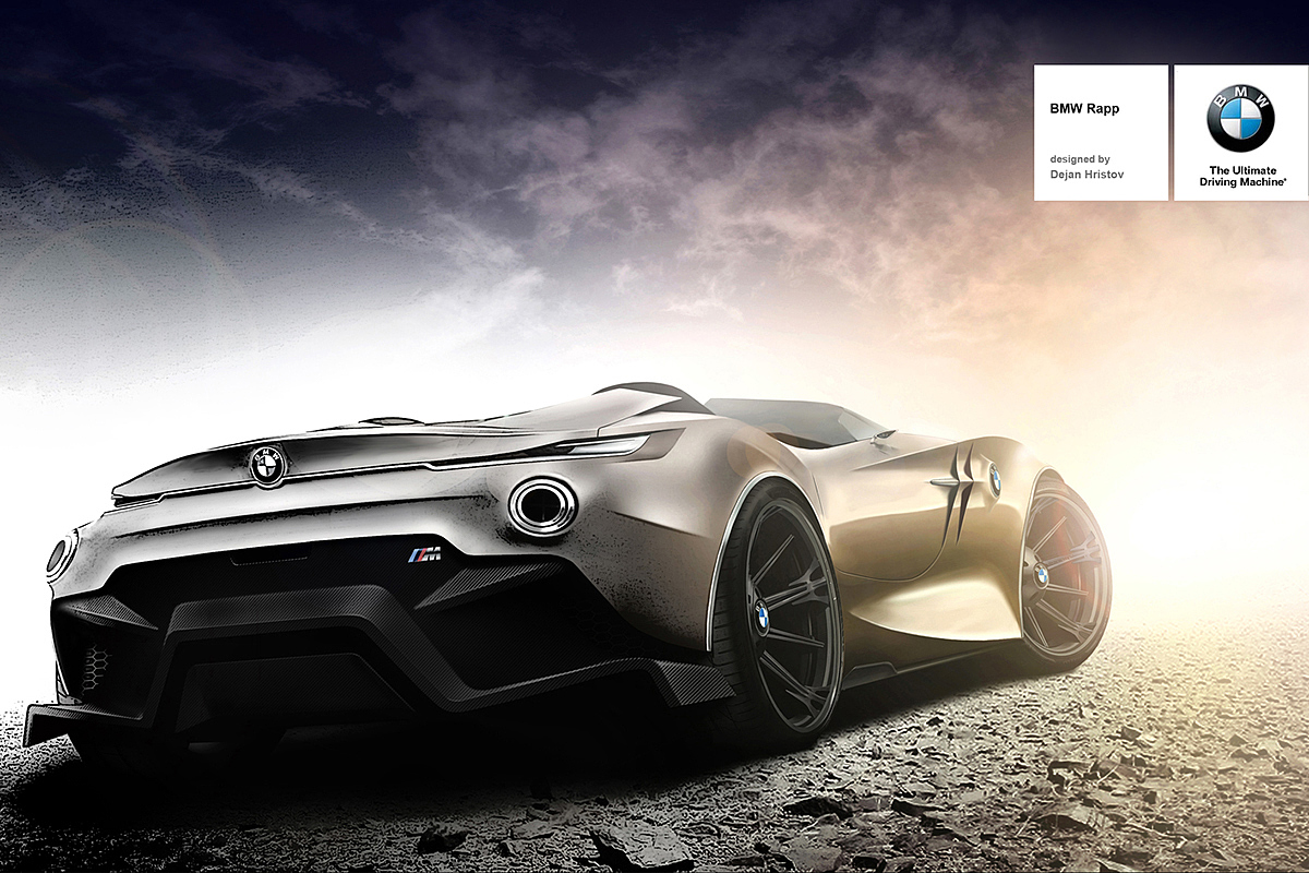 Automatic design，sketch，bmw，Sports car，