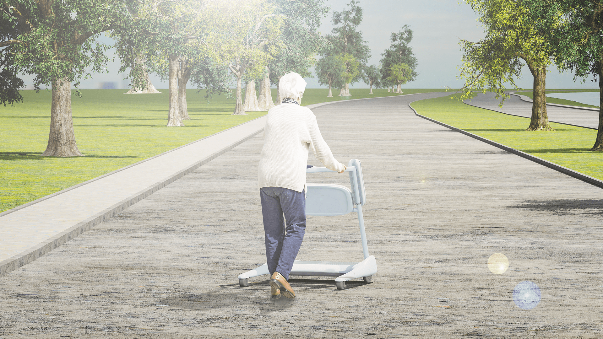 AIDS，aged，healthy，product design，recovery，walk，