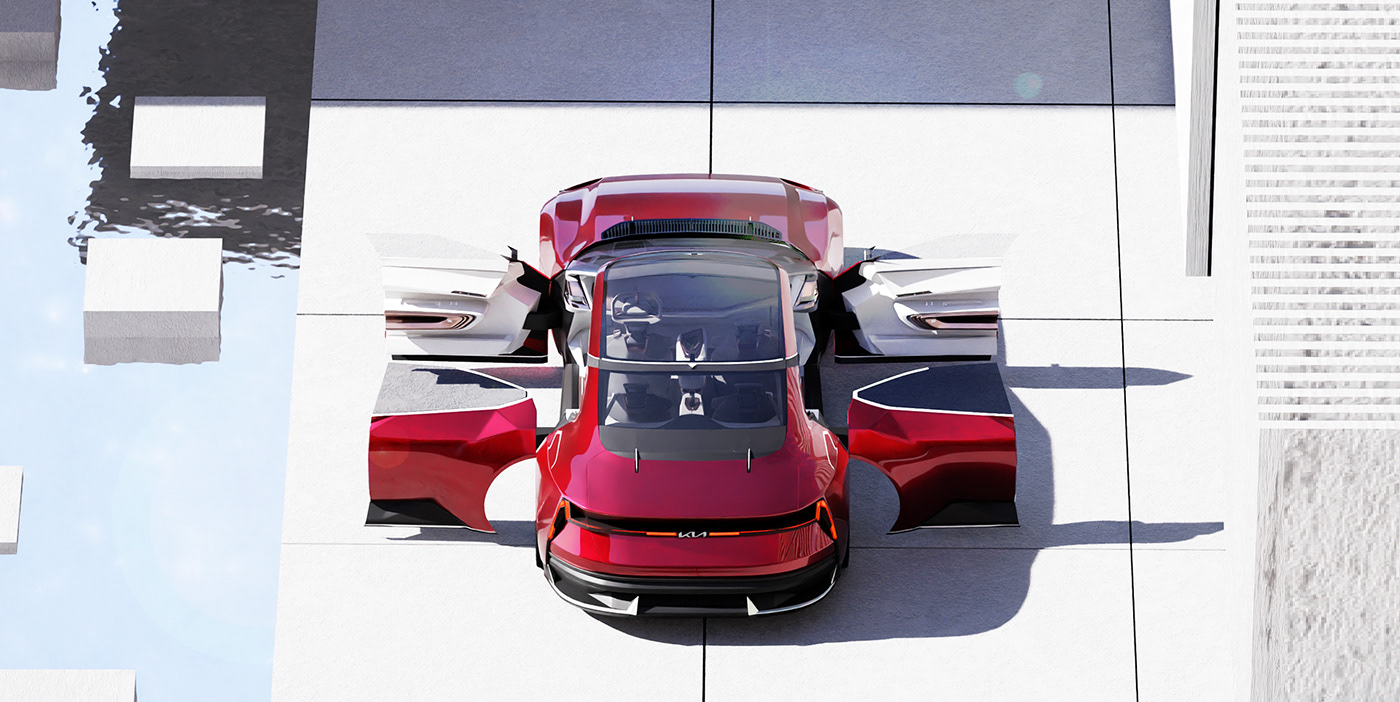 KIA EV5，conceptual design，automobile，vehicle，