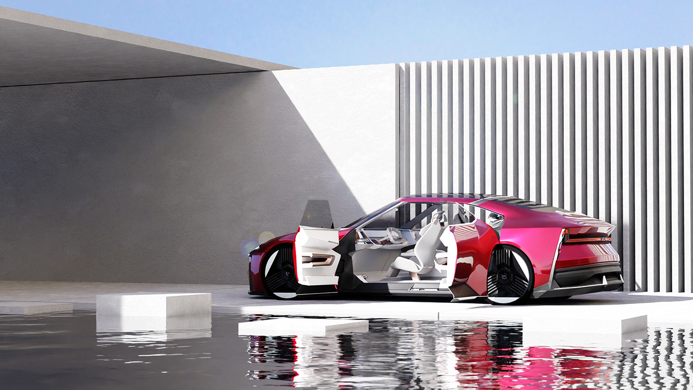 KIA EV5，conceptual design，automobile，vehicle，