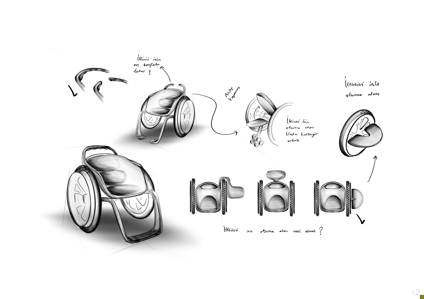 product design，industrial design，wheelchair，healthy，