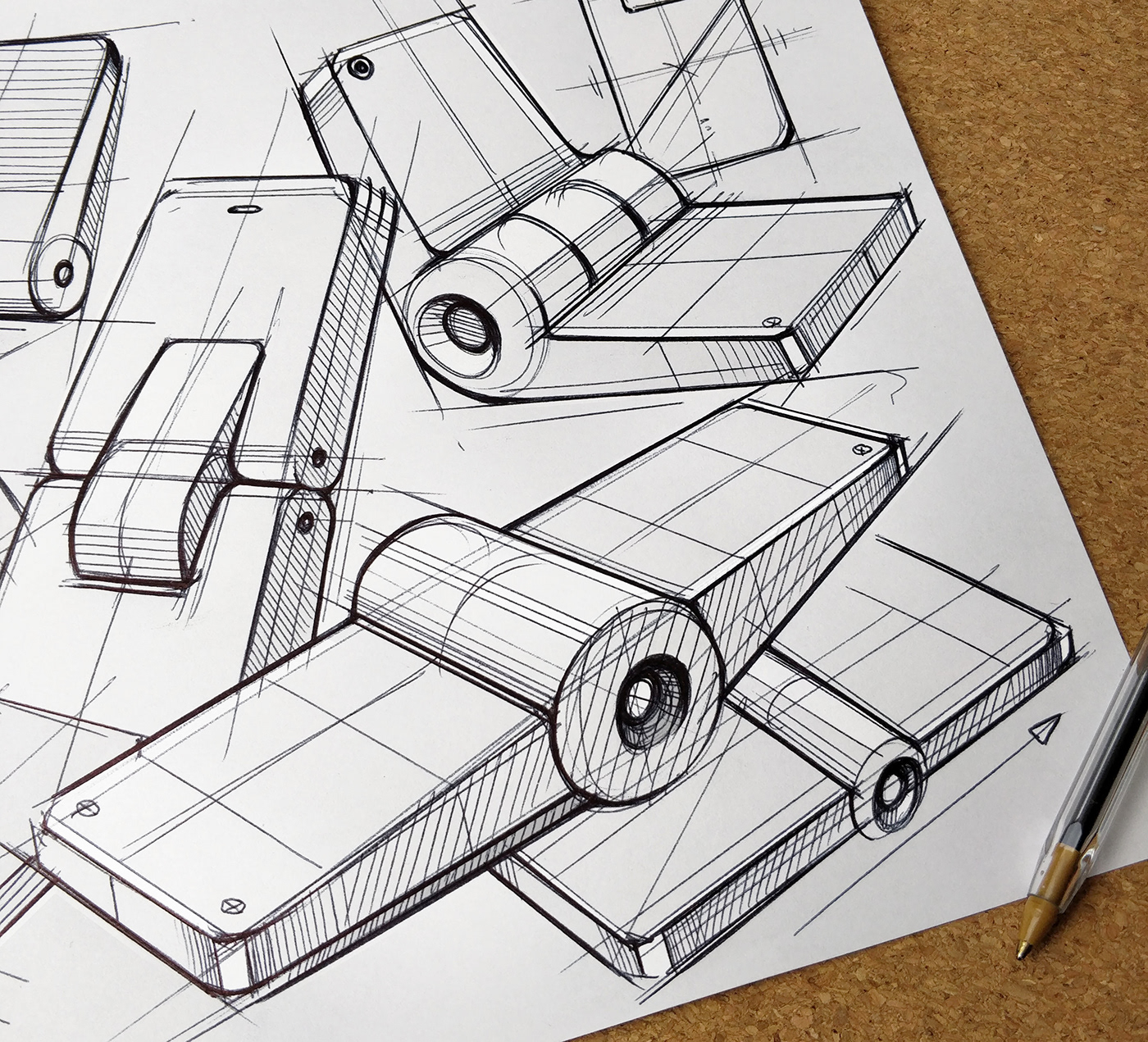 Hand drawn，sketch，product design，industrial design，