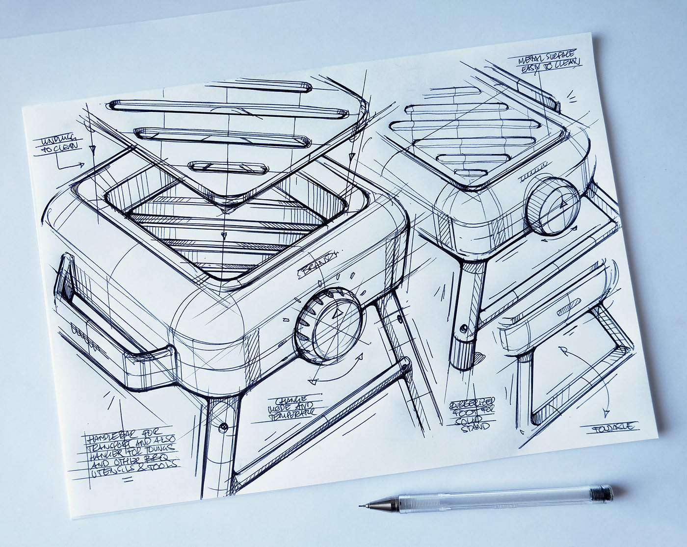 Hand drawn，sketch，product design，industrial design，