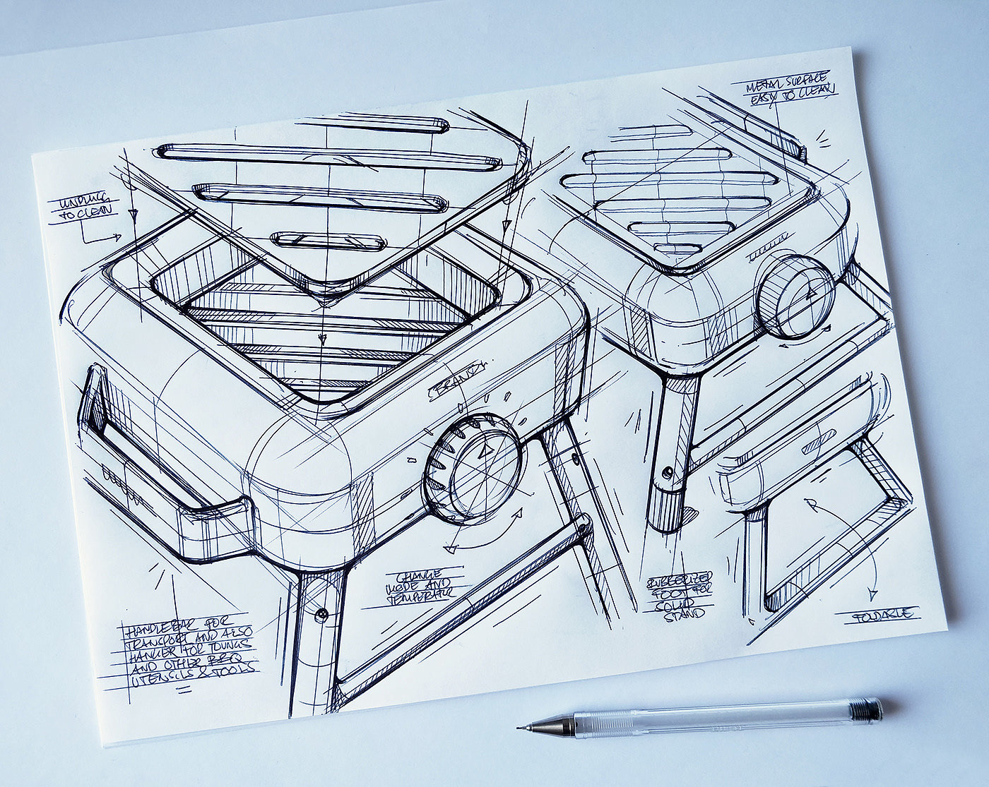 Hand drawn，sketch，product design，industrial design，