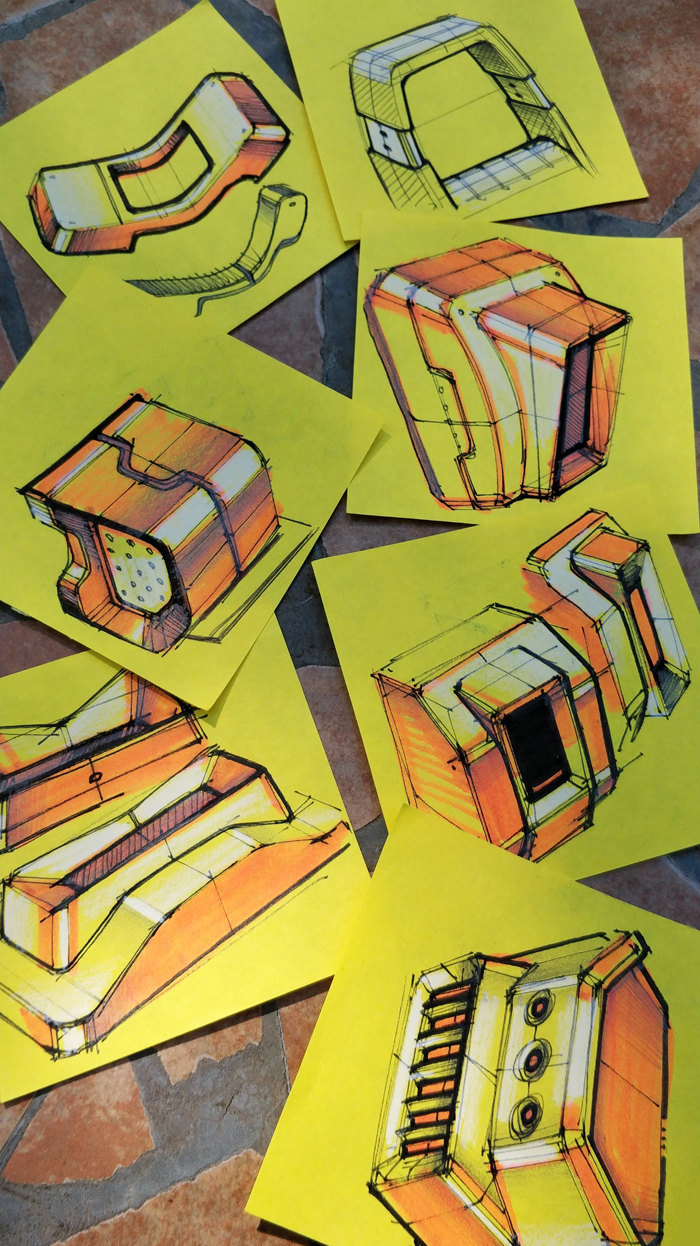 Hand drawn，sketch，product design，industrial design，