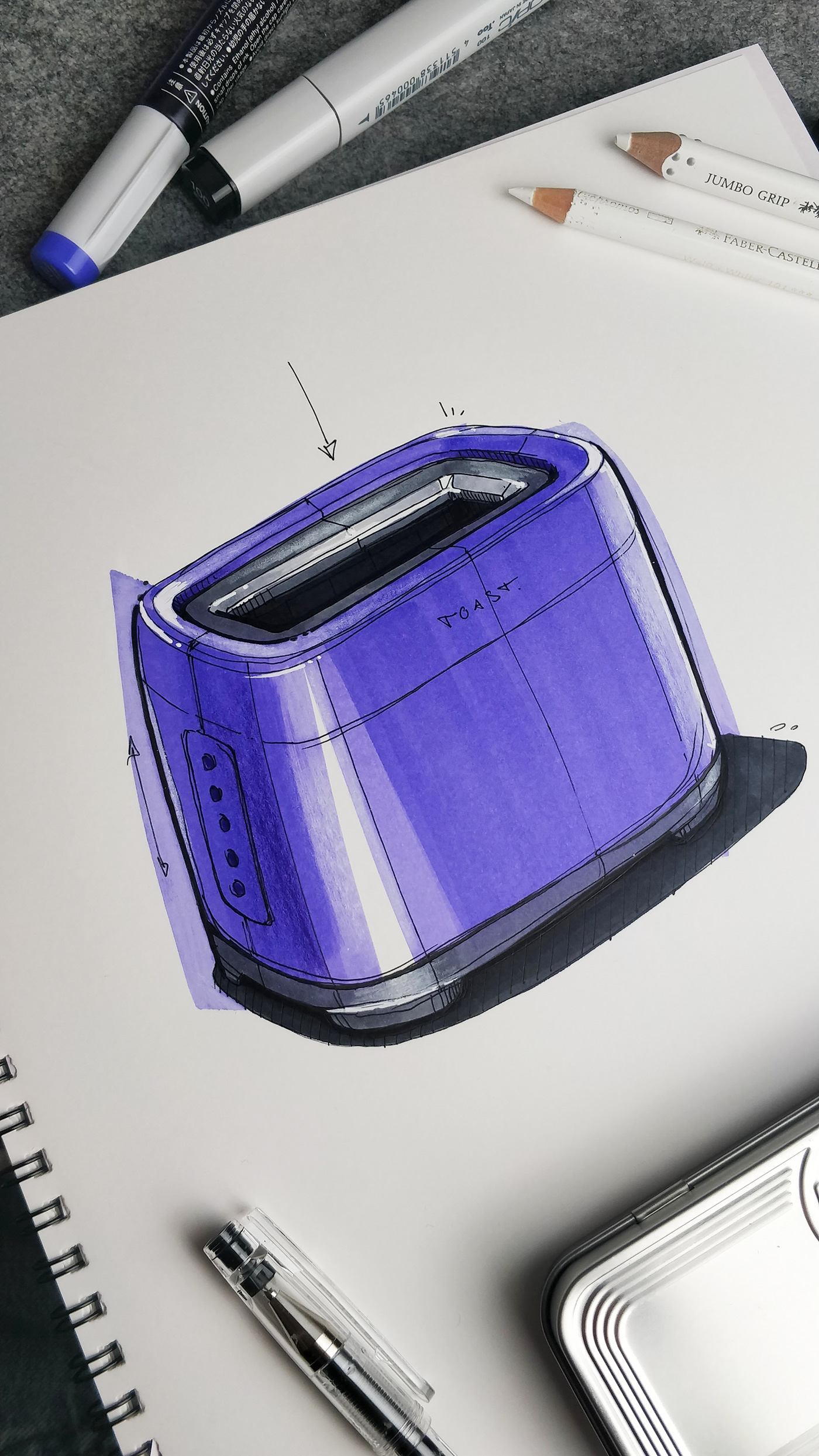 Hand drawn，sketch，product design，industrial design，