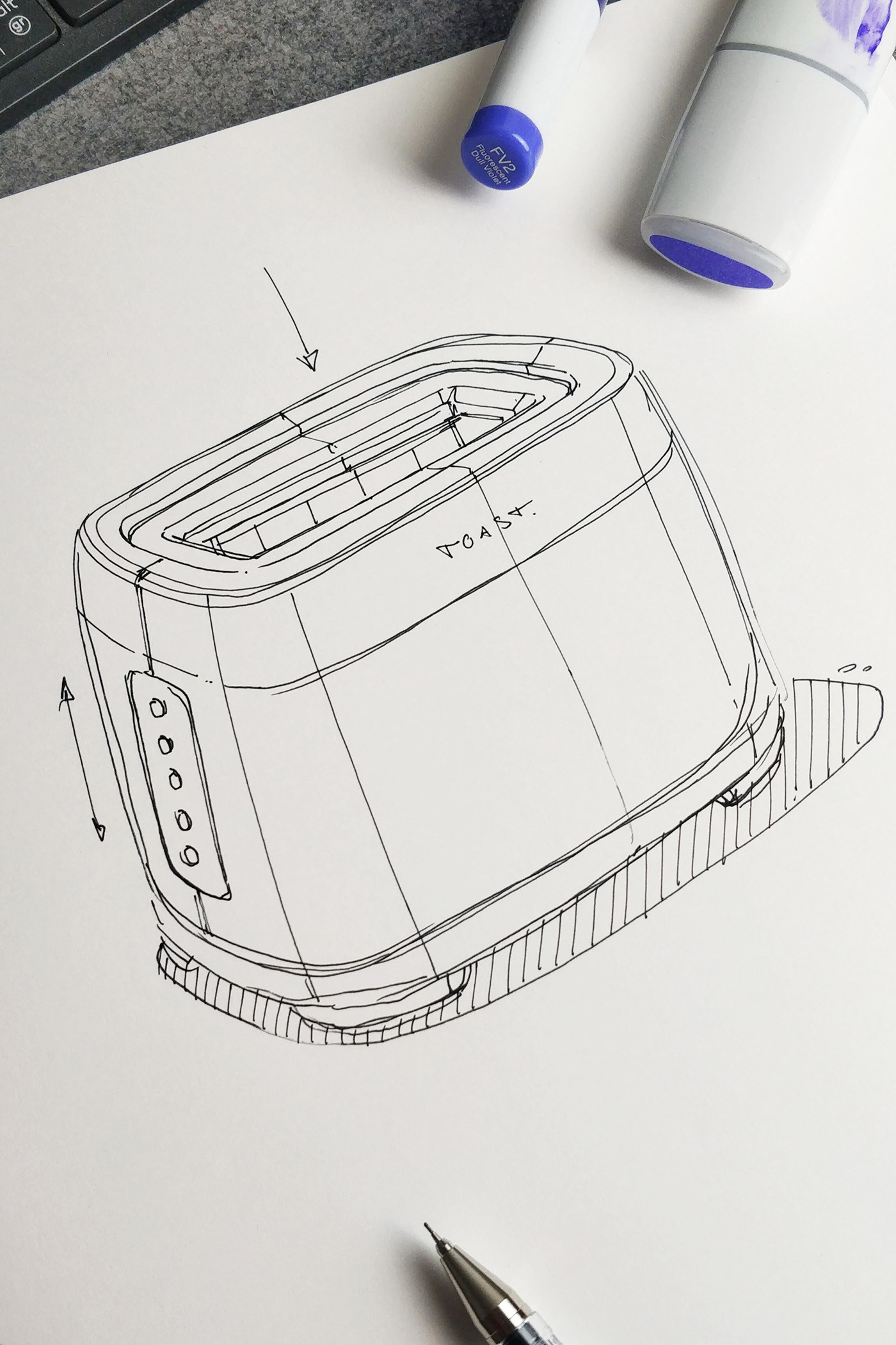 Hand drawn，sketch，product design，industrial design，