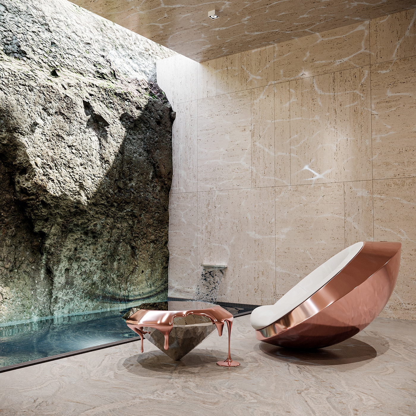 Nima Akbari，Sierra coffee table，product design，Sierra coffe table，