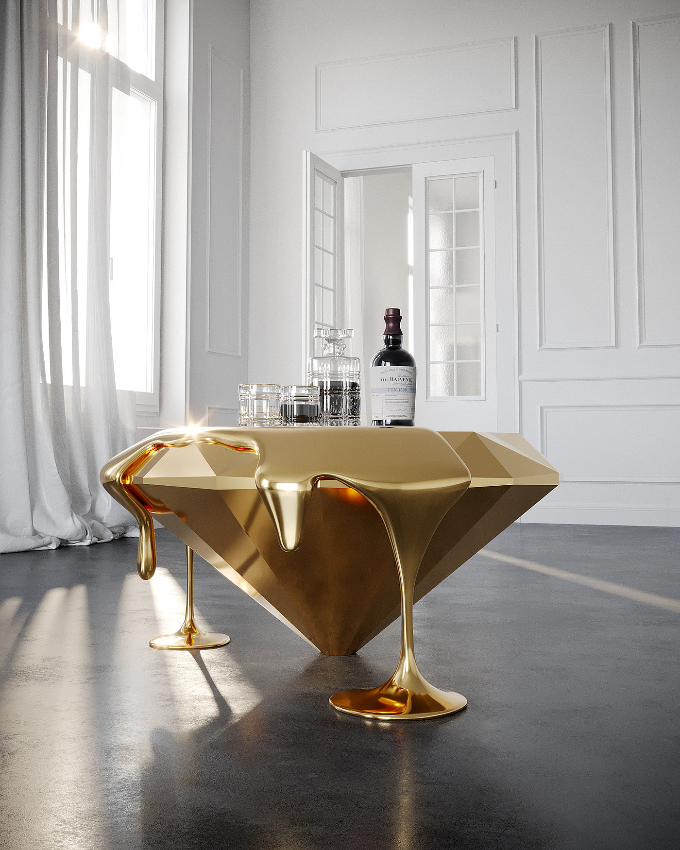 Nima Akbari，Sierra coffee table，product design，Sierra coffe table，