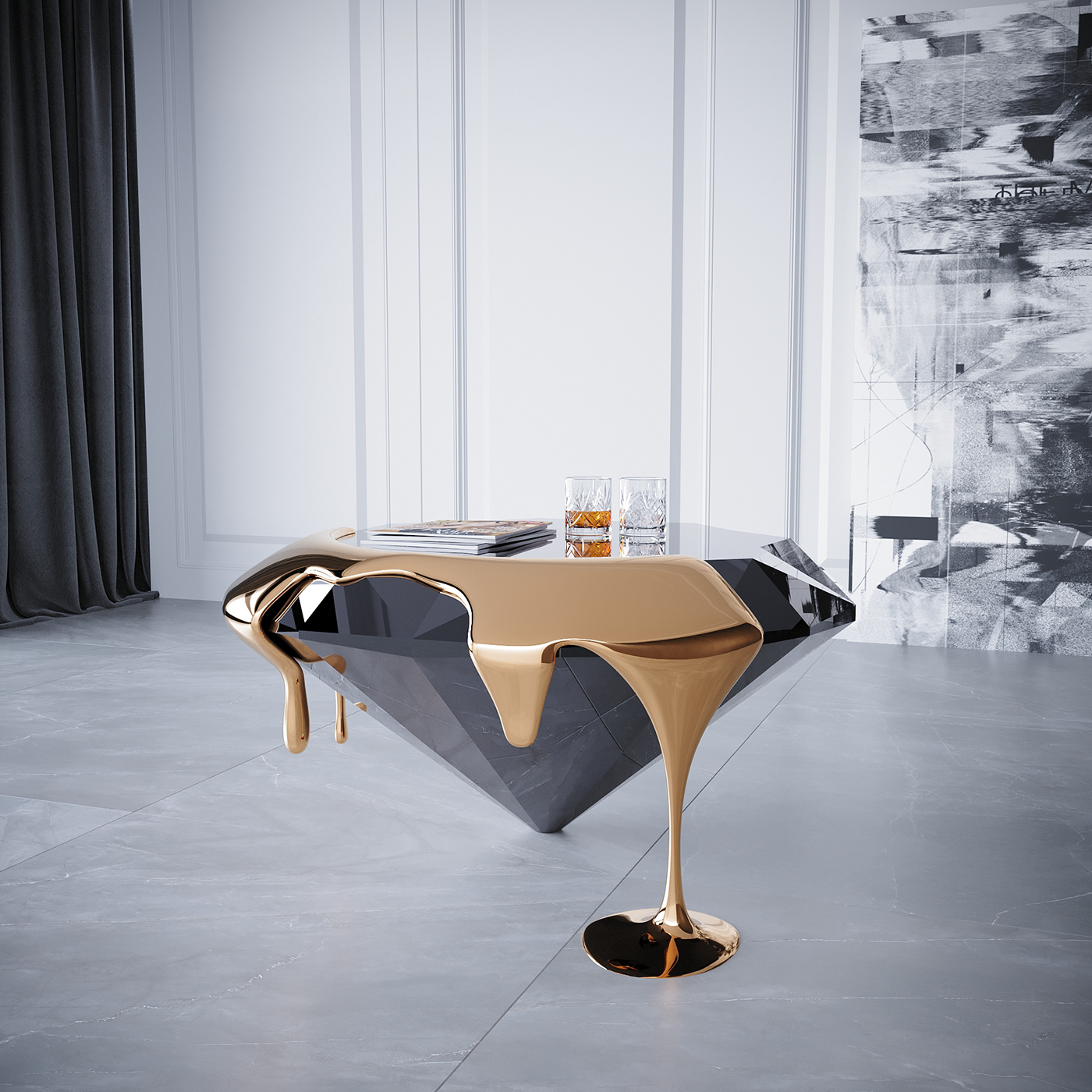 Nima Akbari，Sierra coffee table，product design，Sierra coffe table，