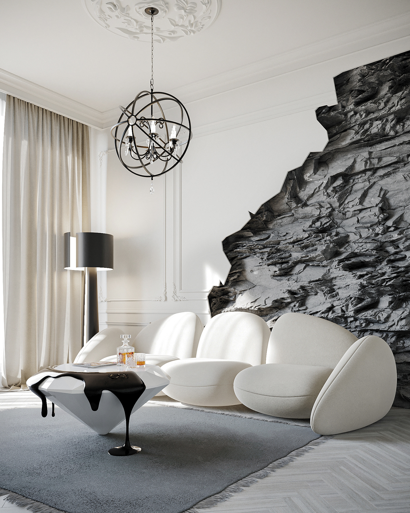 Nima Akbari，Sierra coffee table，product design，Sierra coffe table，