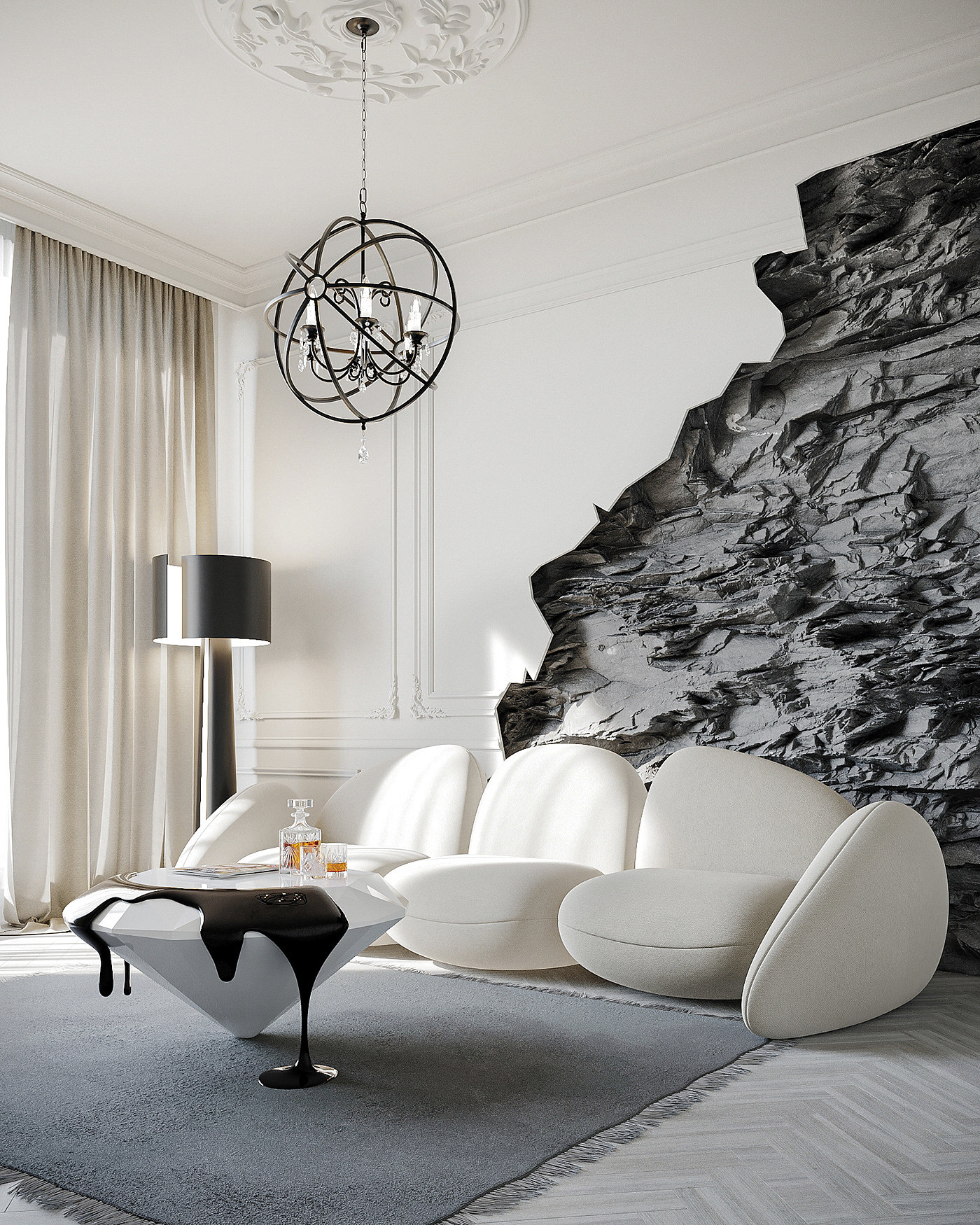 Nima Akbari，Sierra coffee table，product design，Sierra coffe table，