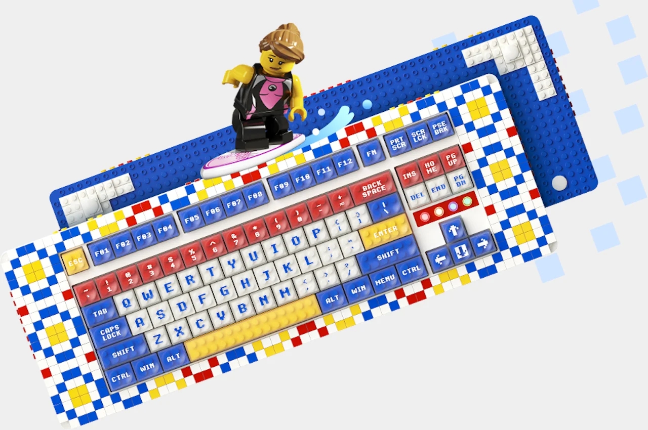 MelGeek Pixel，Mechanical keyboard，Digital accessories，Lego，