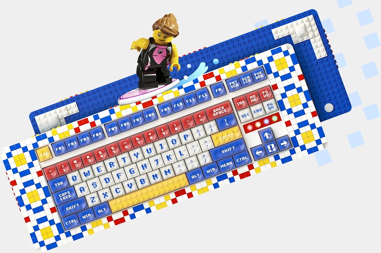 MelGeek Pixel，Mechanical keyboard，Digital accessories，Lego，