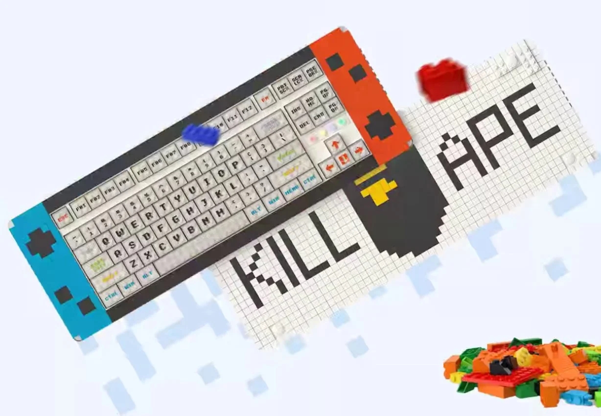 MelGeek Pixel，Mechanical keyboard，Digital accessories，Lego，