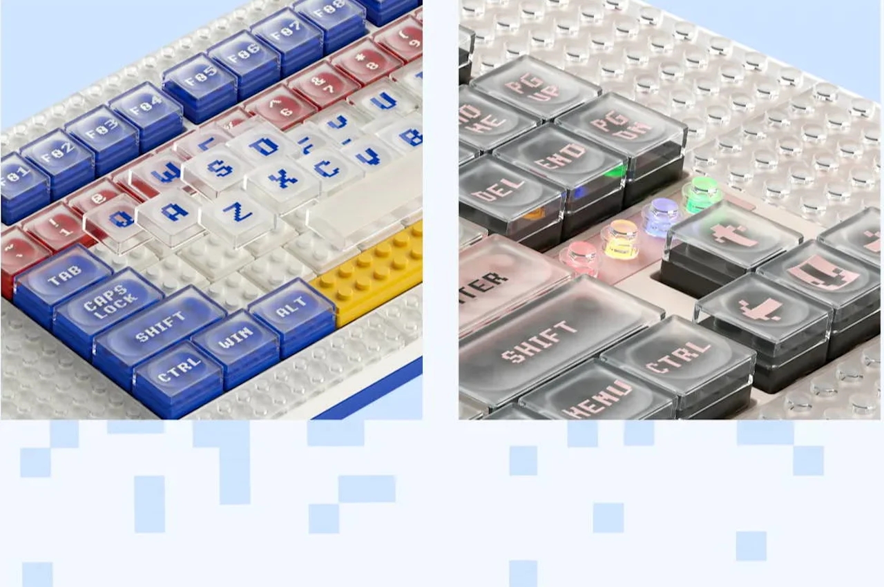 MelGeek Pixel，Mechanical keyboard，Digital accessories，Lego，