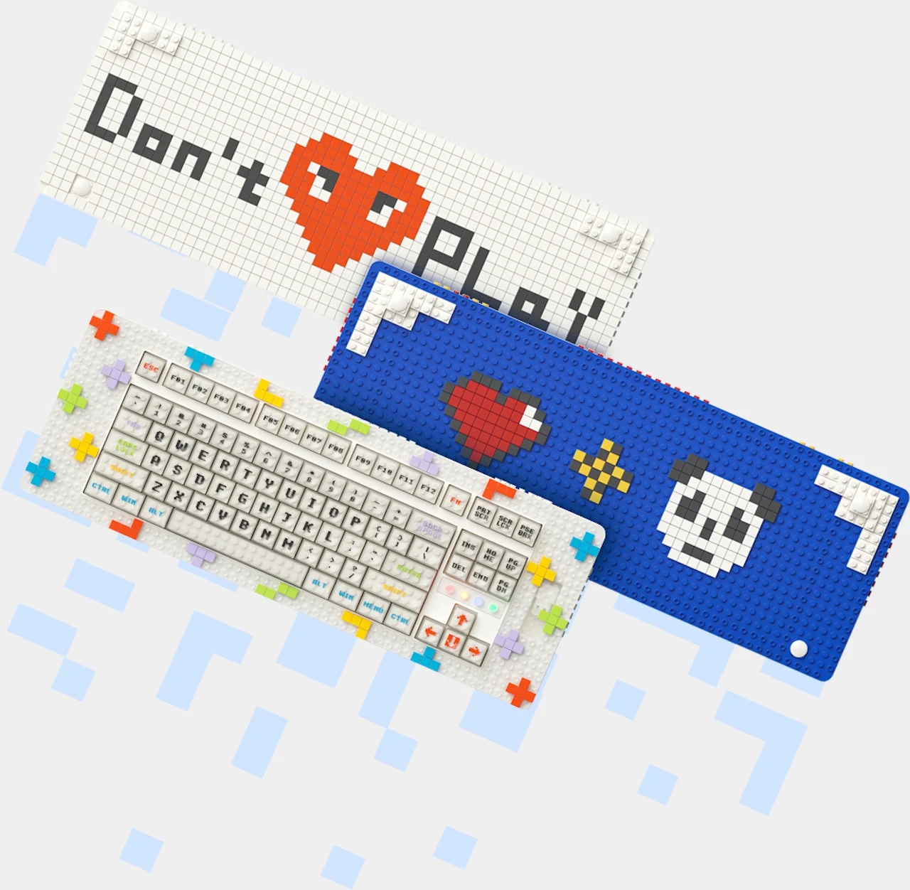 MelGeek Pixel，Mechanical keyboard，Digital accessories，Lego，