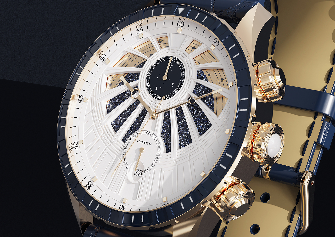 腕表，腕上见，手表，宇宙，星空，计时手表，手表创意，腕表设计，