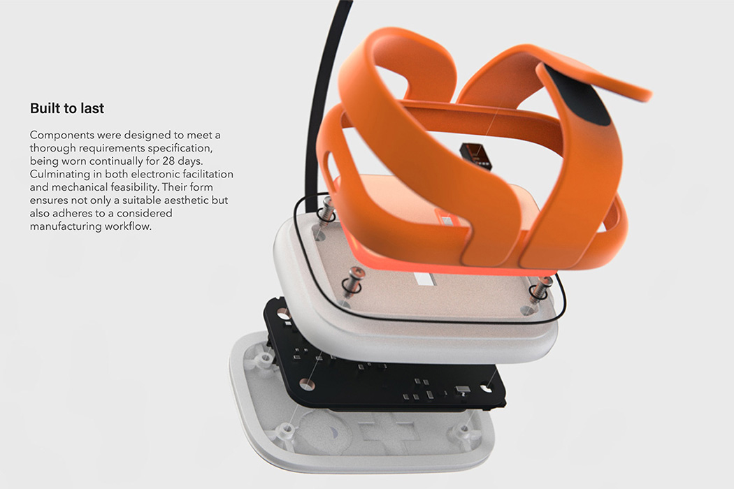 Chris Barnes，Wearable Health Monitor，Little I，low cost，Durable design，