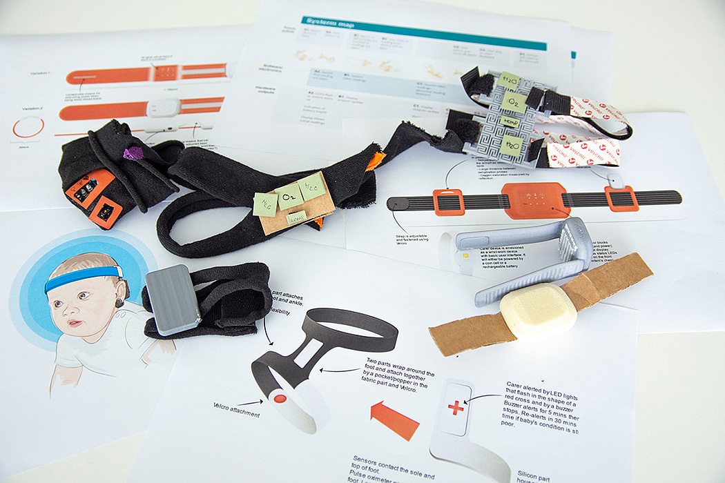 Chris Barnes，Wearable Health Monitor，Little I，low cost，Durable design，