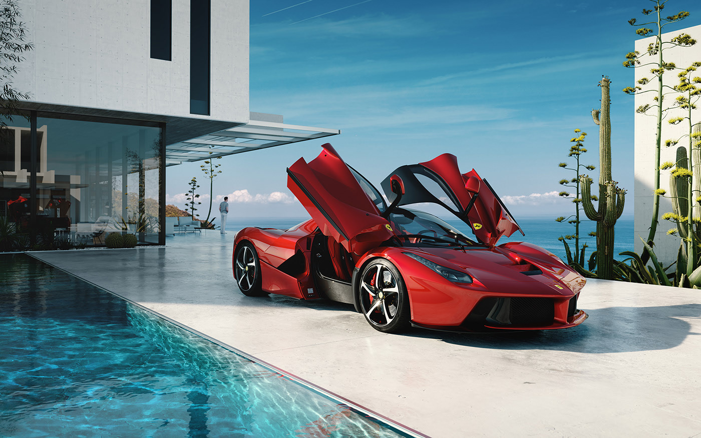 Sports car，CG scenario，Laferrari，f1，