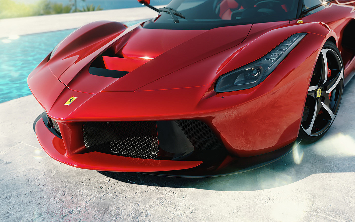 跑车，CG场景，Laferrari，f1，