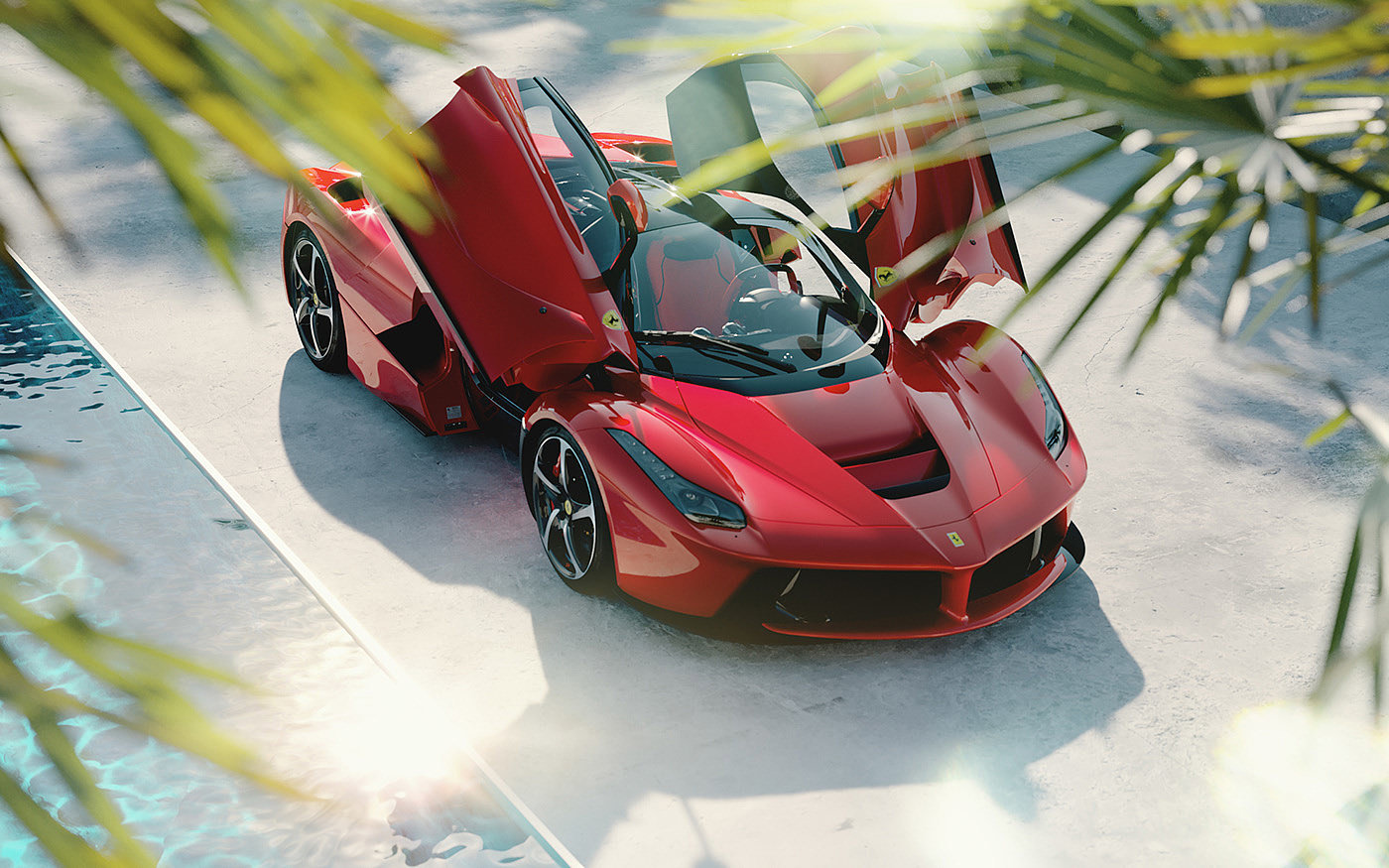 Sports car，CG scenario，Laferrari，f1，