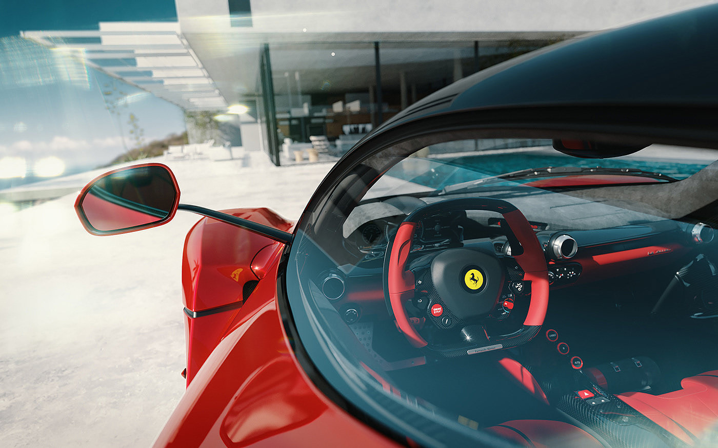 Sports car，CG scenario，Laferrari，f1，