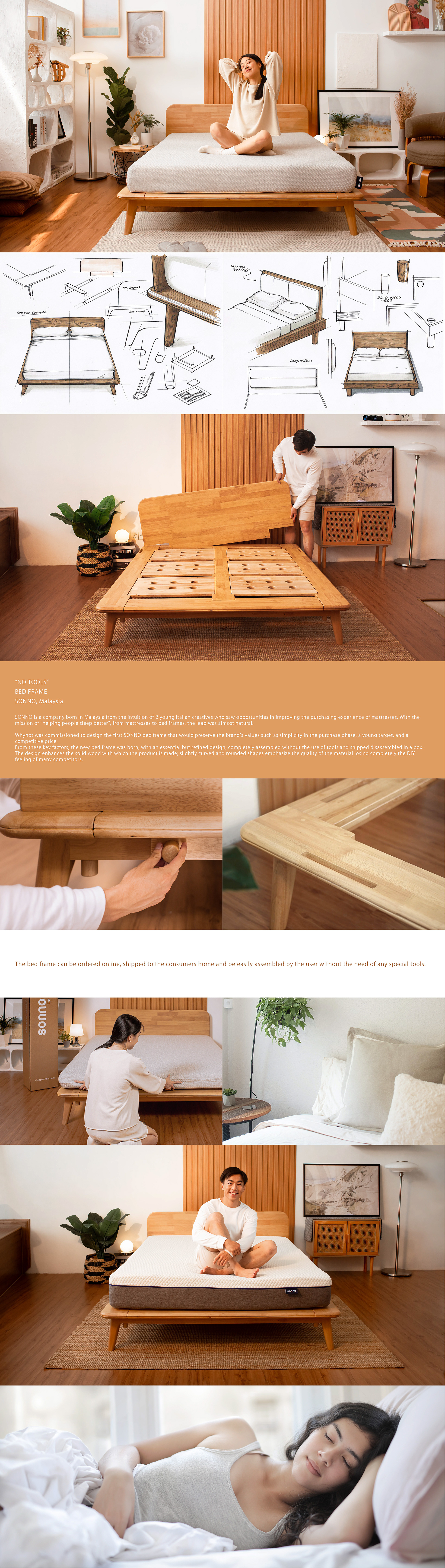 SONNO，Bed rack，mattress，comfortable，sleep quality，